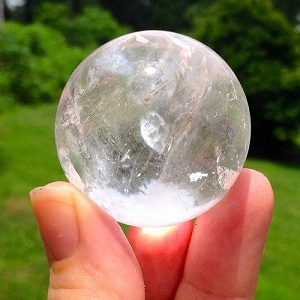 quartz crystal ball